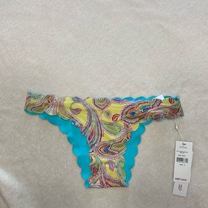 NWT Pilyq Bahia reversible bottoms size S